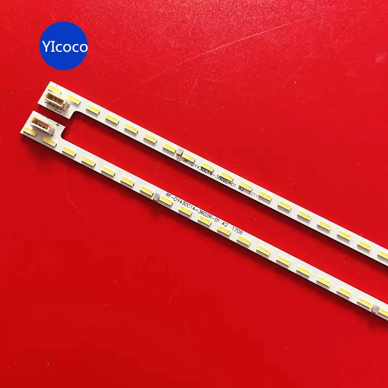 2pcs/set LED Backlight Strip for Lenovo 17TV 43I light bar 43S9I backlight light bar RF-DY430C14-3602R/2L-01 A2