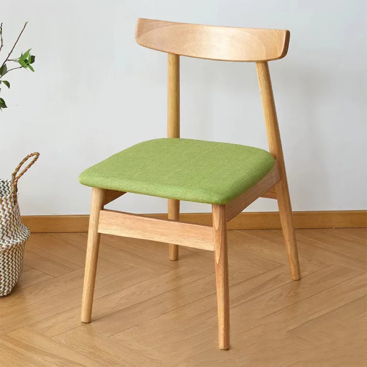 Italian classic Esbo/Italian minimalist/North American oak solid wood upholstered dining chair casual chair