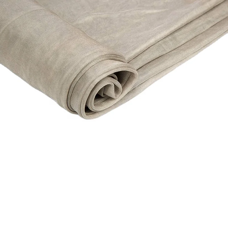 TK-AG-11 100% Silver Fiber mesh for curtain antiradiation conductive fabric