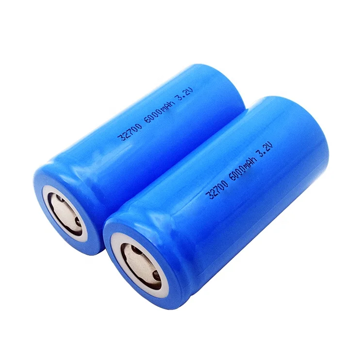 High Capacity IFR 32700 6000mah 3.2V Lifepo4 Li-ion Battery Cell for Solar Panels