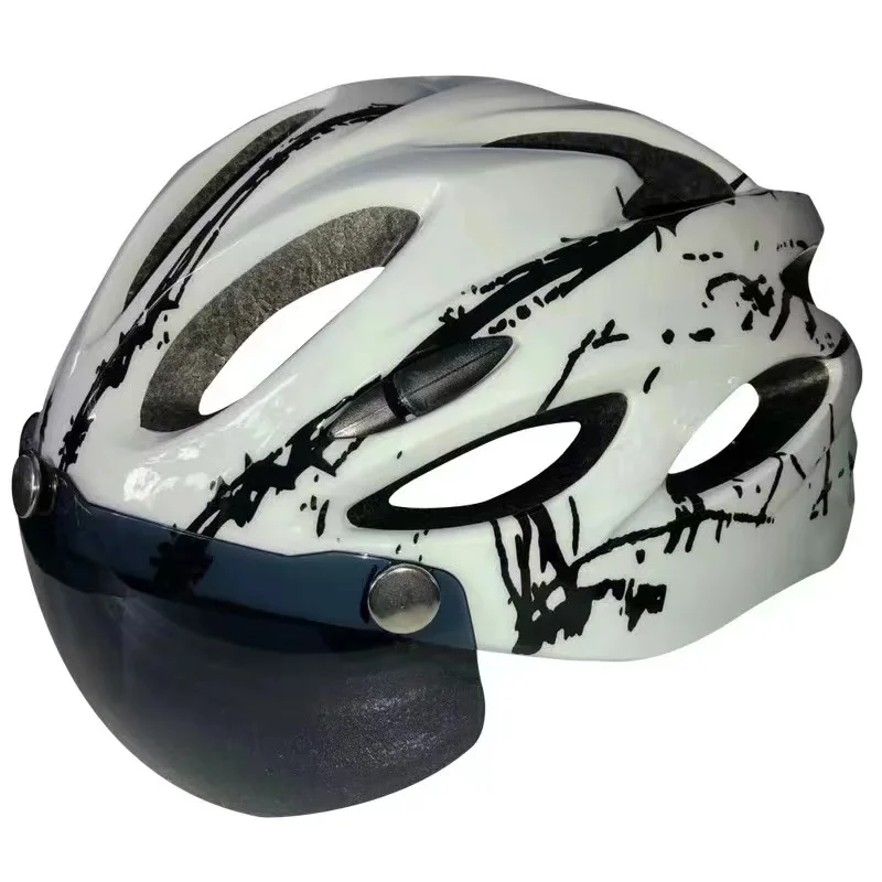 New arrival cool shapes led helmet light,led helmet motorcycle light bike helmet with led light