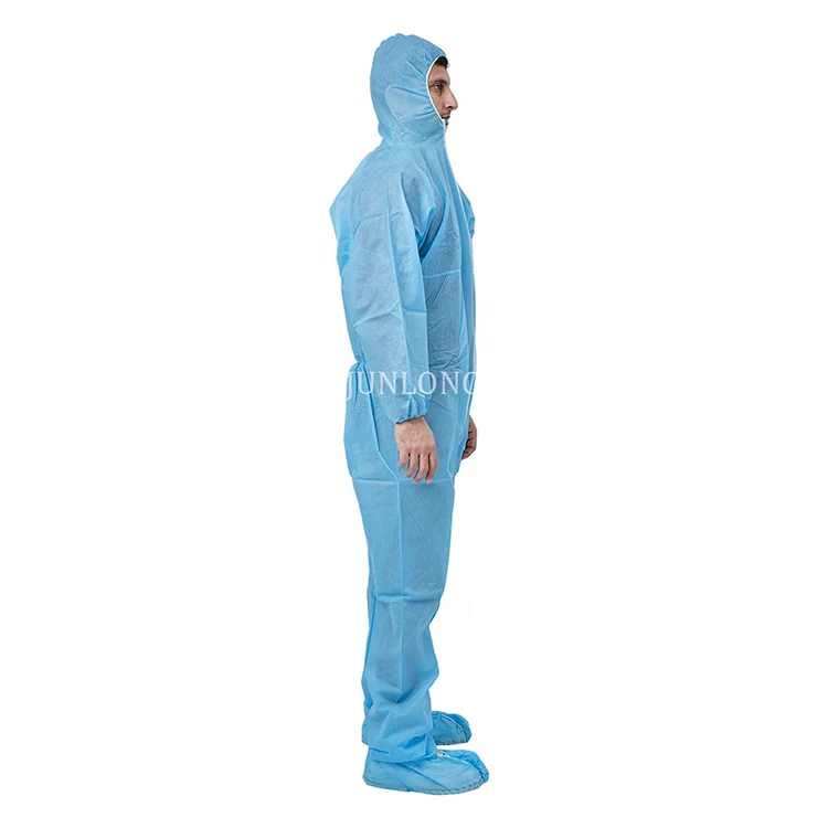Professional Working Uniform Workwear Disposable PP SMS Painter Safety Coverall Working Clothes Custom Logo