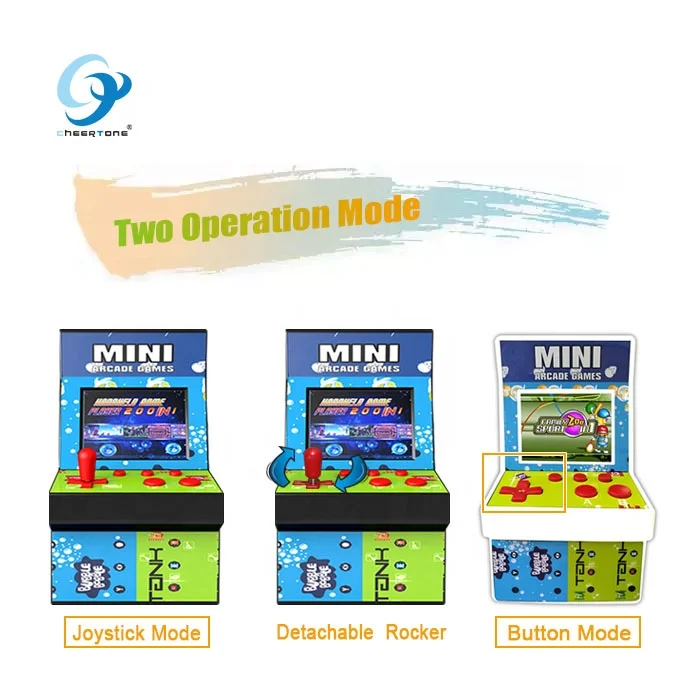 2022 The Latest Hot Sellers CT882B 8 Bit 2.8 Inch Screen Retro Mini Bartop Classic Arcade for Children