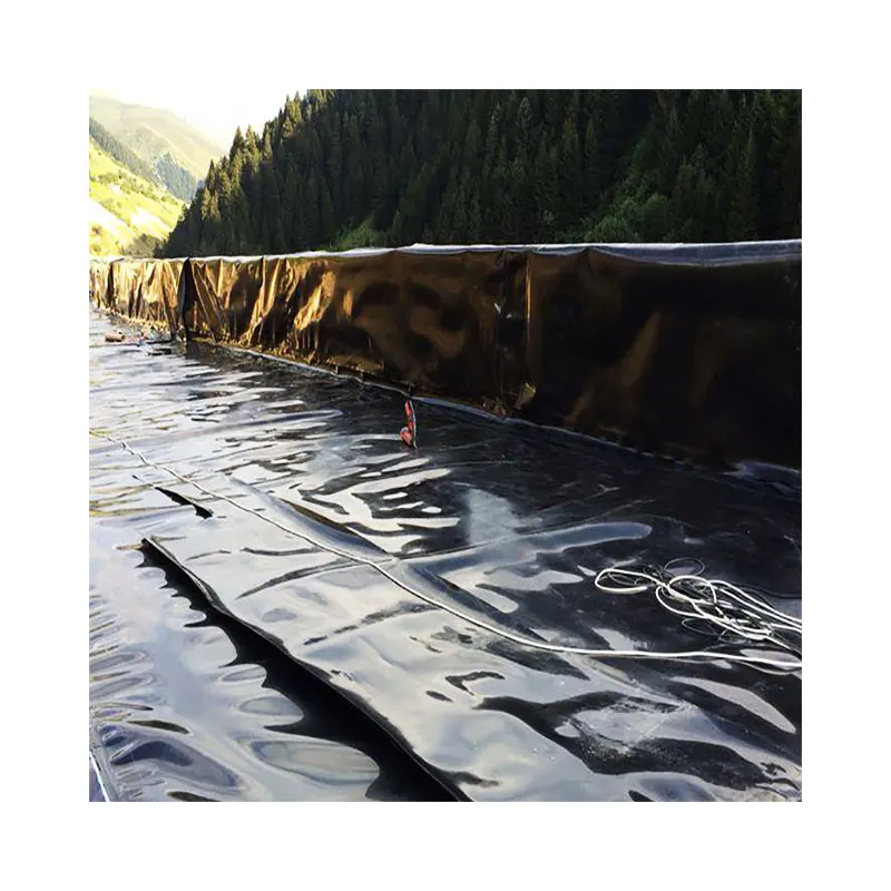 High temperature geo membrane polyethylene sheet swimming pool plastic fish farm tank liner 3 mm thick hdpe with holes