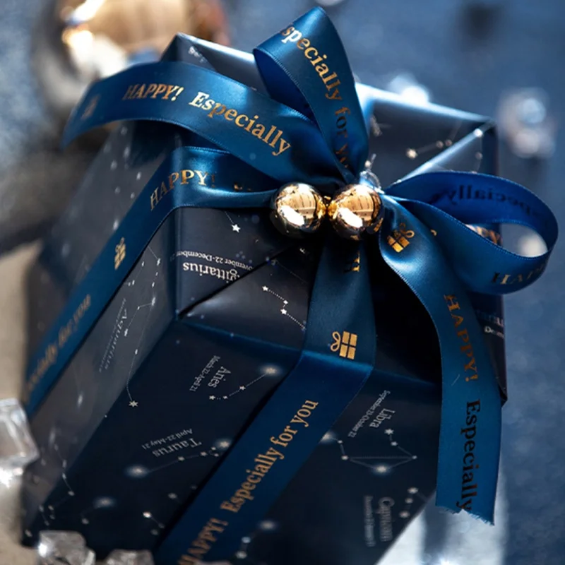
wholesale 1.5 inch 100% polyester customized designed printed double face glitter christmas satin ribbon 