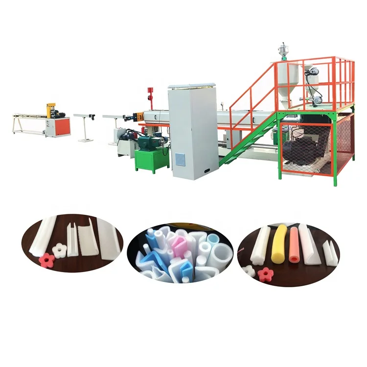 He Xing Made Epe Foam Pipe Machine With Automatic Cutter