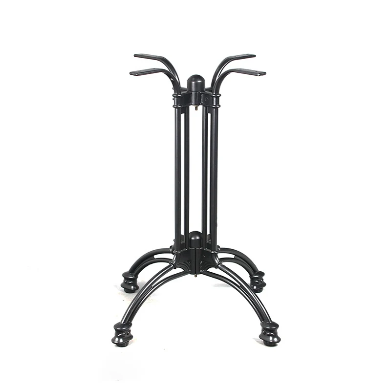 Modern Pedestal Dining Table Base Restaurant Black Cast Iron Table Legs
