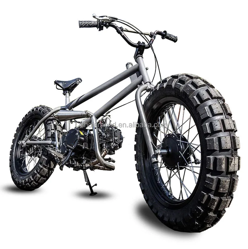 125cc скремблер bmx моторизованный велосипед/плоский трекер bmx/125 мл толстый мини-велосипед caferacer cub/125см3 винтажный bmx поплавок грязевой велосипед