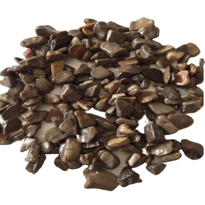 Small pebble natural texture landscape stone colored pebble custom pebble Mosaic tile