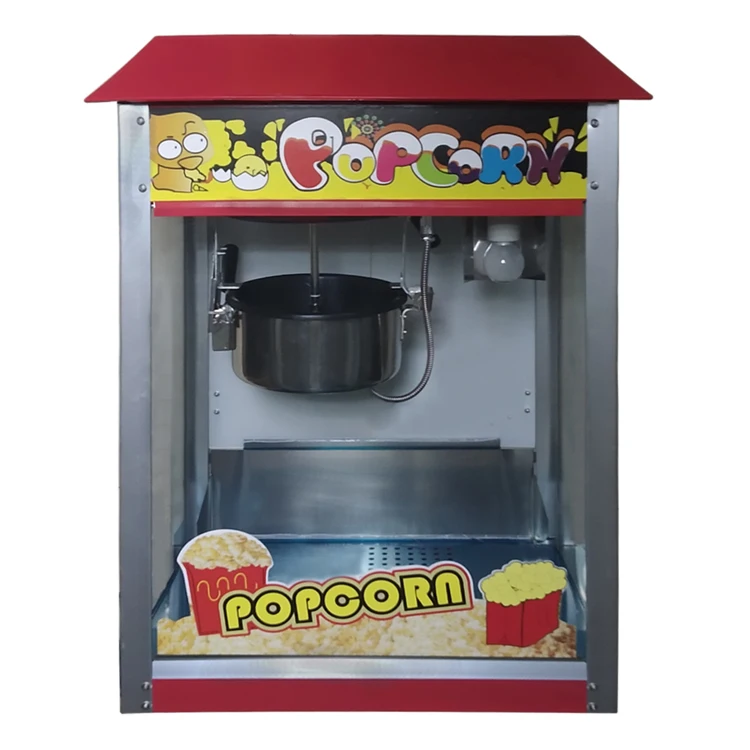 Машина для приготовления попкорна с плоским верхом, одобренная CE, электрическая машина для приготовления попкорна 8 унций, Высококачественная машина для приготовления попкорна, электрическая машина для приготовления попкорна