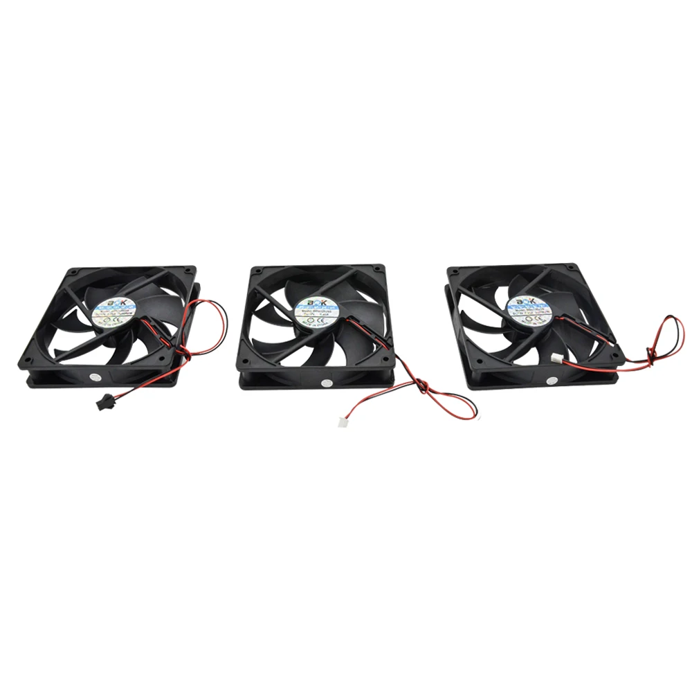 12025 cpu cooler axial flow DC fan 12v Cooling system radiator Cooling Fan 120*120*25mm Waterproof 12v ip68 12025 pc fans
