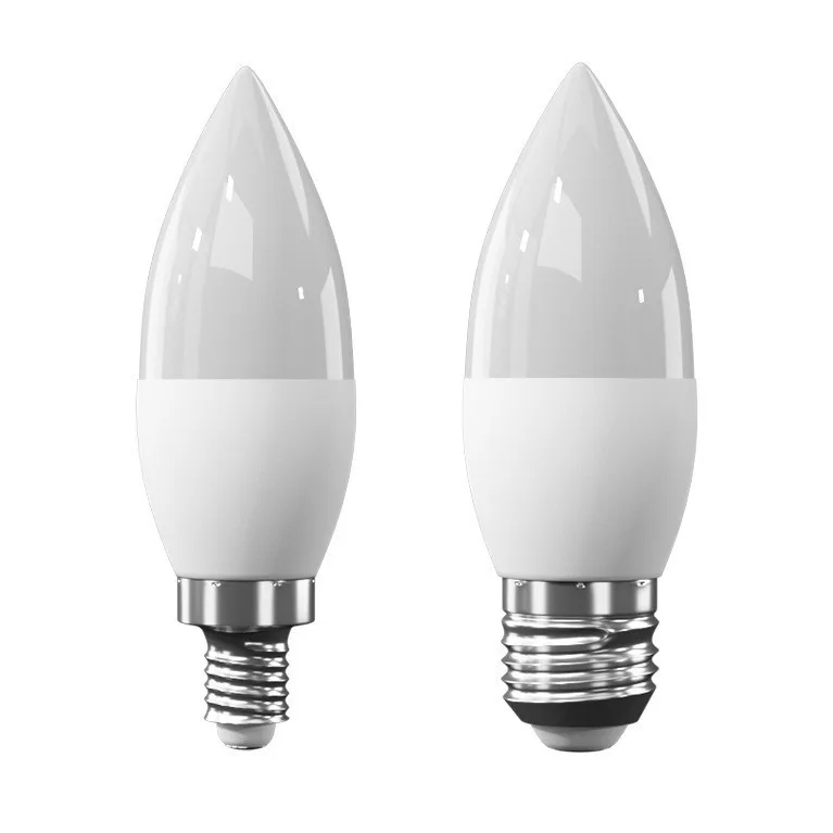 Libya hot selling candle led light E14 E27 5W 7W AC165-265V  led light bulb