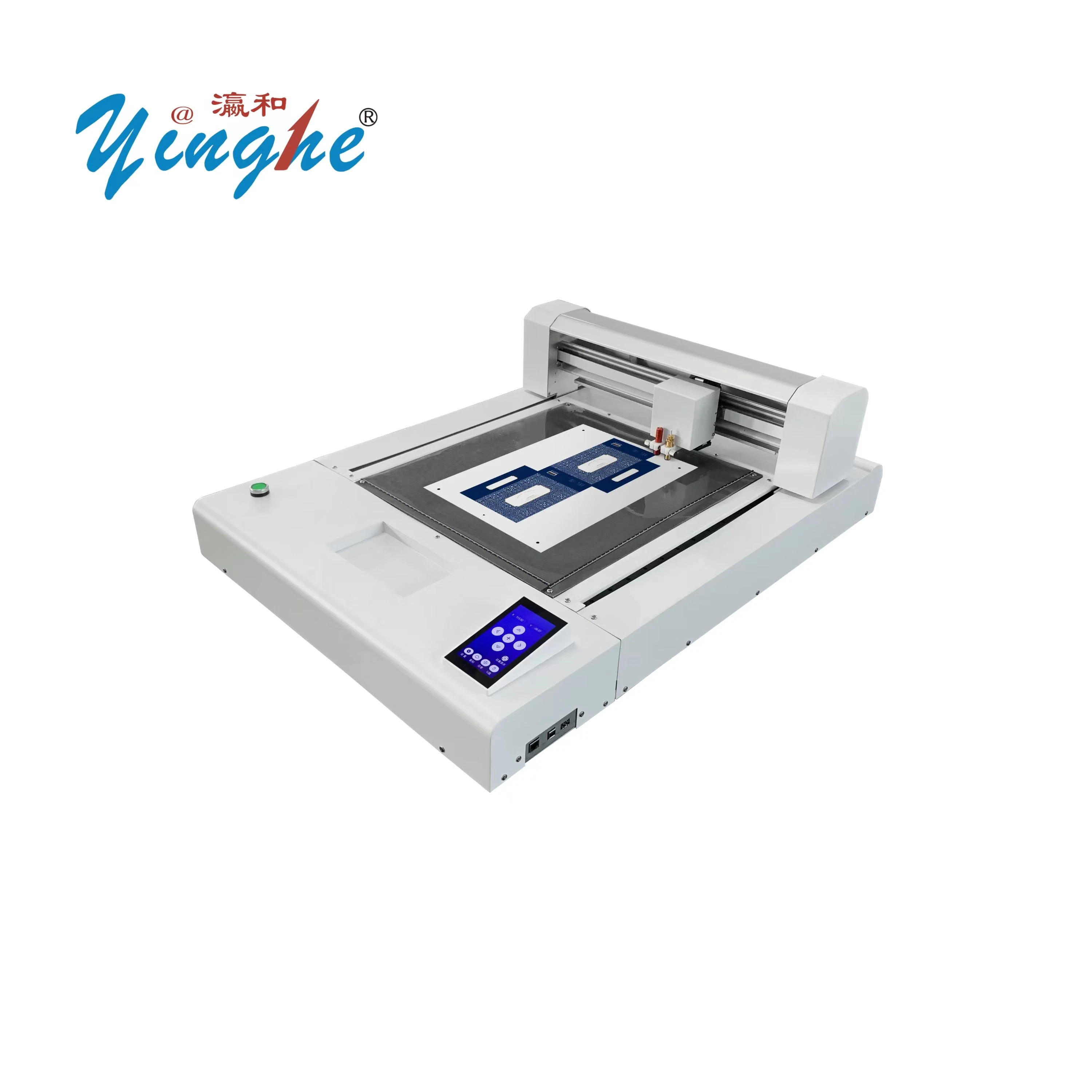 Yinghe Wholesale Low price High-Precision 5035  Automatic Flatbed Cutting Plotter with Smart Touch Screen