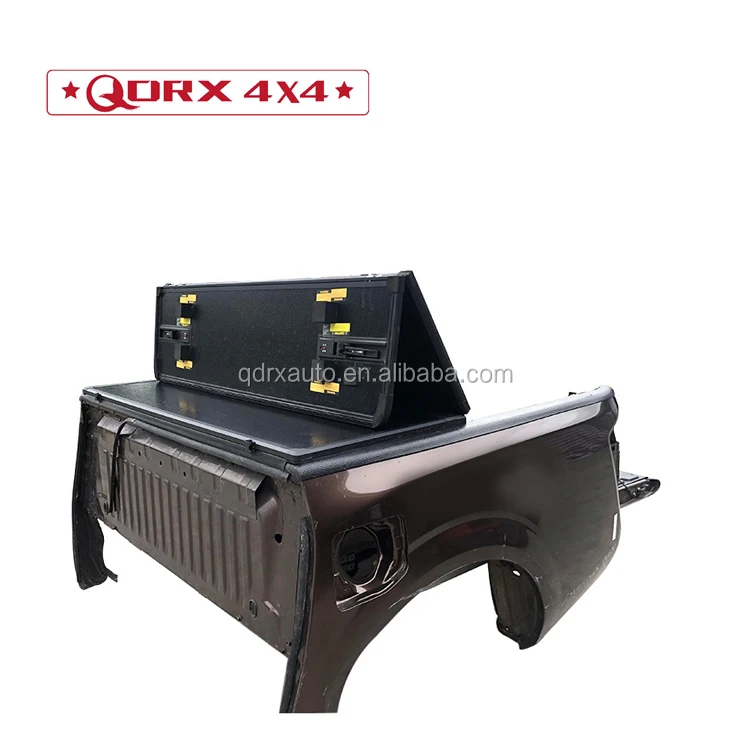 Top Quality Aluminum Hard Tri Fold Truck Tonneau Covers Truck Bed Cover For Toyota Tundra 2014-2018 6.5 Ft Bed