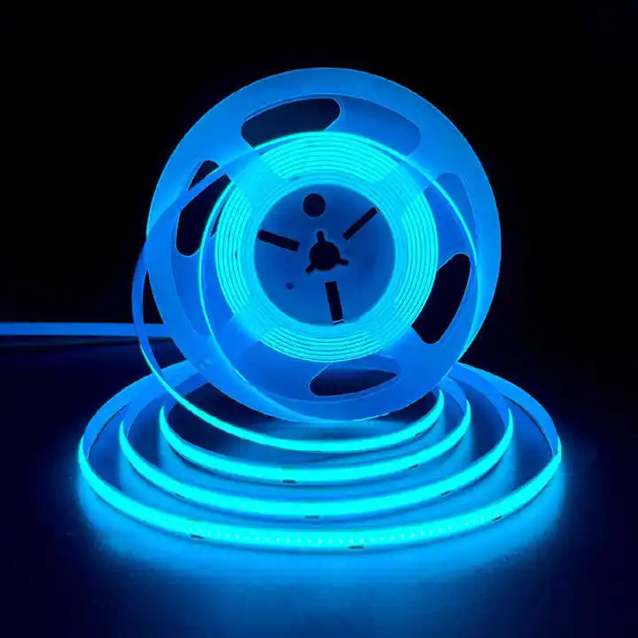 COB LED Strip Lights Ice Blue DC12V 480led/m CRI90 Bright Flexible LED Tape led strip for Bedroom Kitchen Stage Backlight DIY