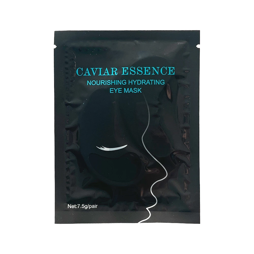 OEM private logo 24k gold crystal collagen eyes mask gel patch for under eye wrinkles dark circle removal mask