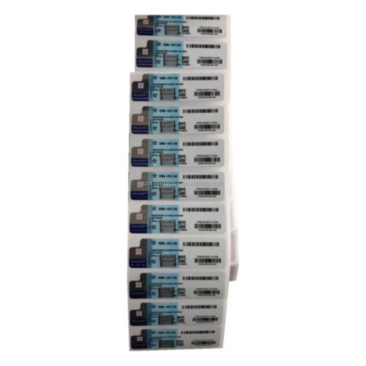 Бесплатная доставка DHL/Fedex наклейка на COA для домашних ключей Win 10 OEM-ключ Гарантированная Лицензия онлайн-активации 12 месяцев синяя цветная