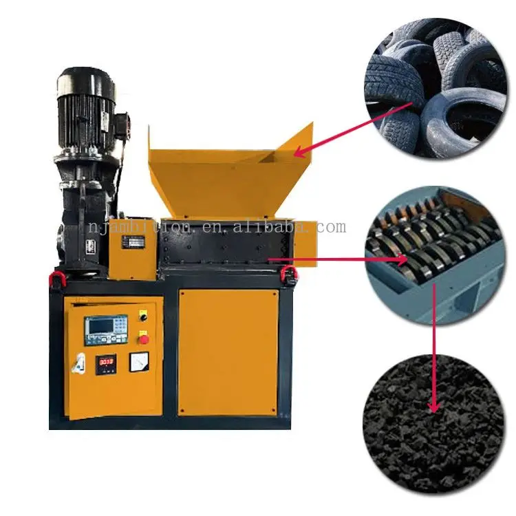 ABX500 7.5KW Low Price Citrus Shredder Metal Tyre