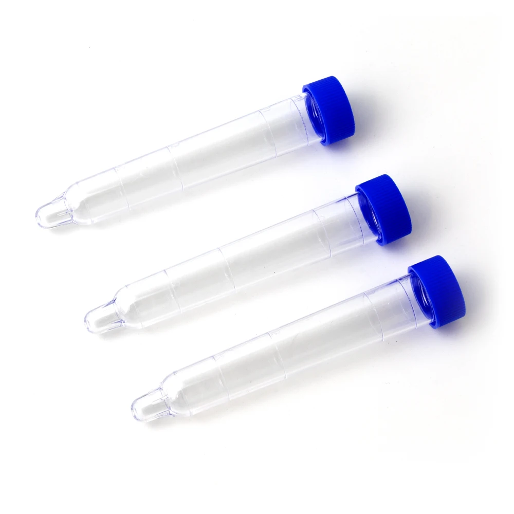 Лабораторная пластиковая ПП круглая пробирка прозрачная полистирольная круглая пробирка
