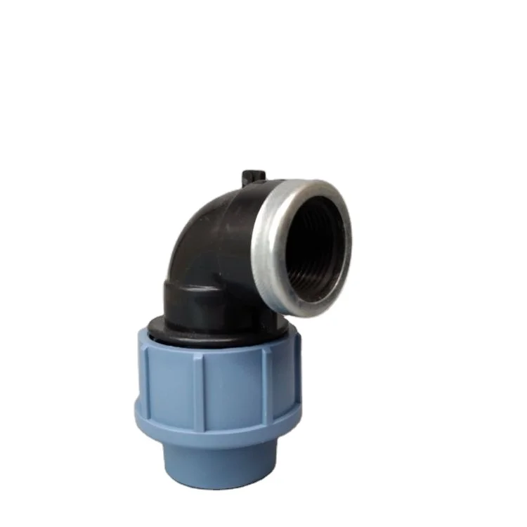 PN10-PN25 Polypropylene  Compression PP Pipe Fittings  Coupling PE Pipe Female Plastic Furniture Tank Union Connectors