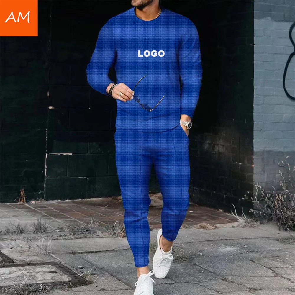 2023 Men High Quality Sportswear Set Gym Fitness Training Gym 2 Piece Workout Soft Outdoor Suits Jogger Set