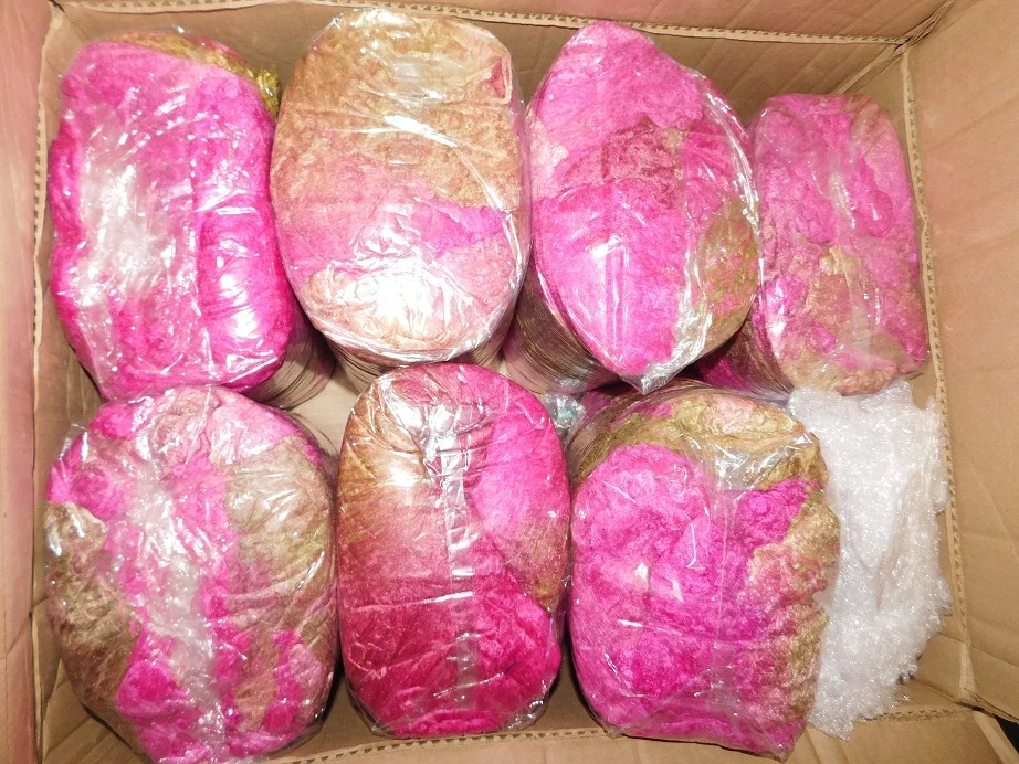 custom made eri silk degummed cocoons ideal for textile spinners and weavers suitable for resale by textile artists