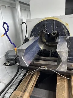 CNC whirling machine for the rotor  CNC whirling milling machine for the rotor of screw pumps