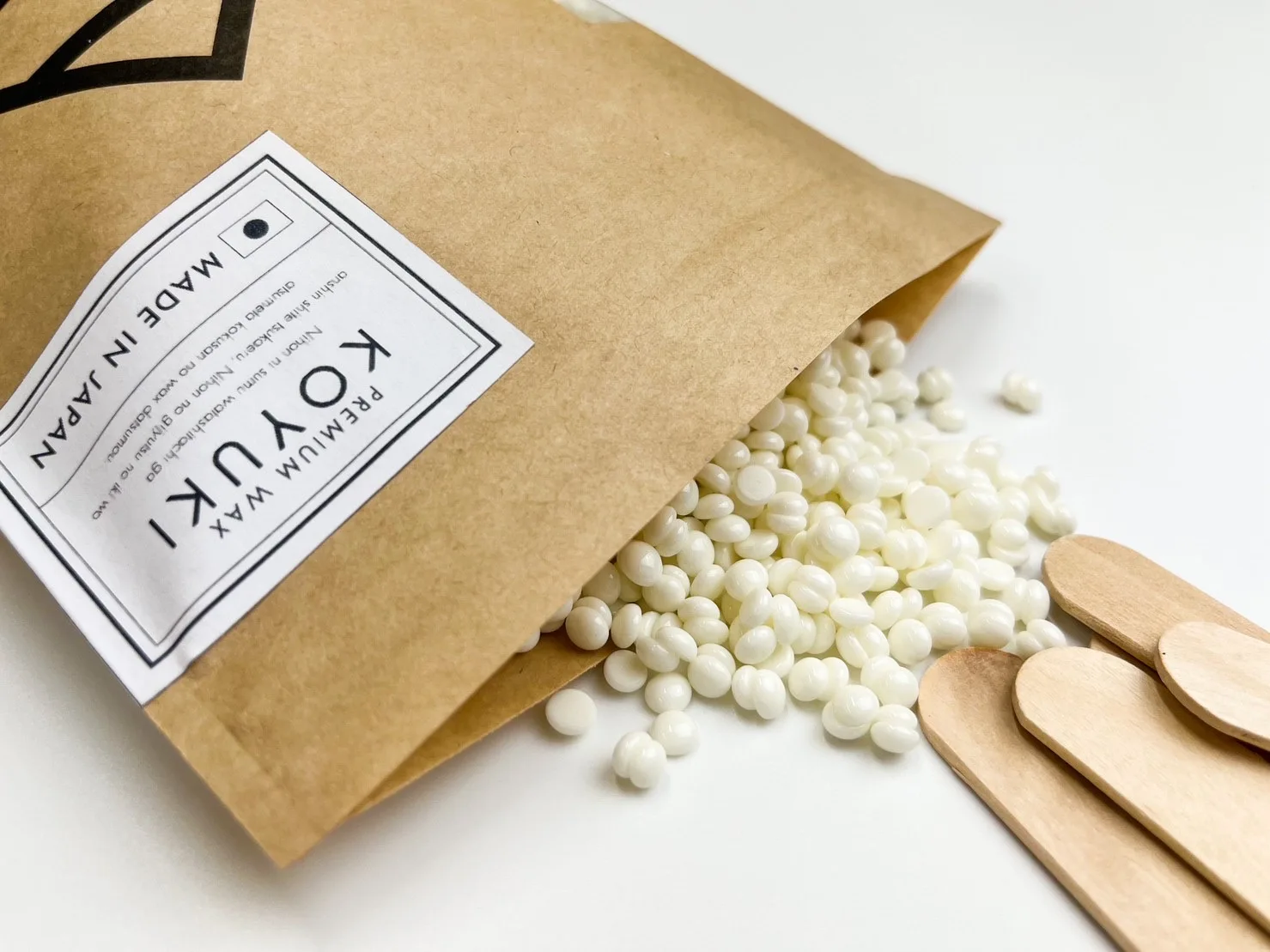 Unscented Brazilian Wax Removal Set Hot Wax Beads for Hair and Face Removal Hard Depilatory Wax Beans