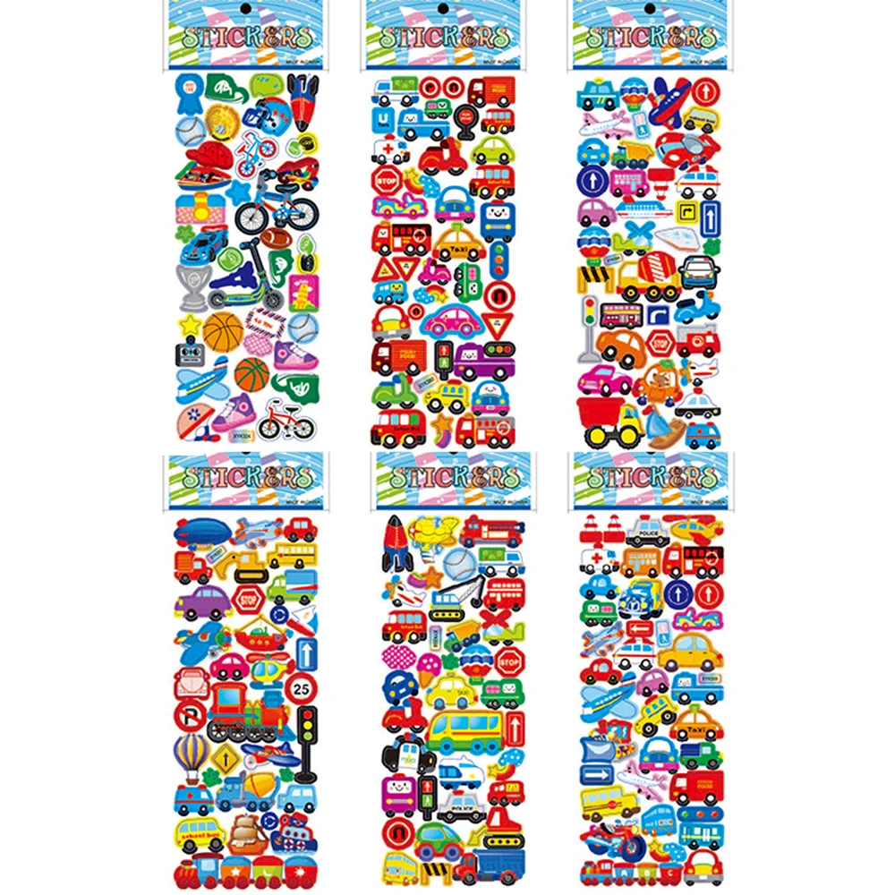 Customized colorful cartoon car stickers diary suitcase cup waterproof cartoon stickers 100 pieces