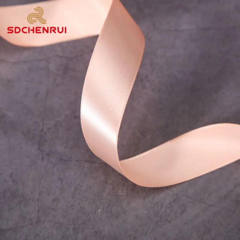 Custom Or Standard Gift Ribbon And Bows Red Polyester 38MM Width Satin Ribbon Packing 100 yard per roll Can Made Bow