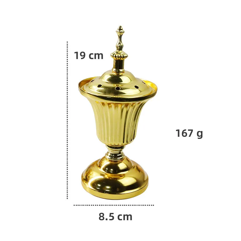 Middle Eastern Style Aromatherapy Stove Sandalwood Ornaments Metal Ion home burner