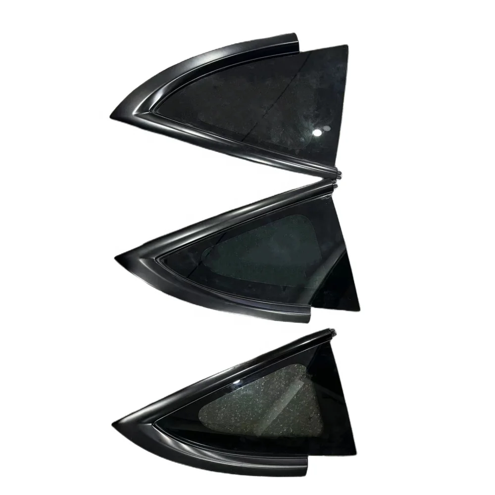 High quality Model 3  right rear quarter window glass black 1514978-01-B 1514979-01-B