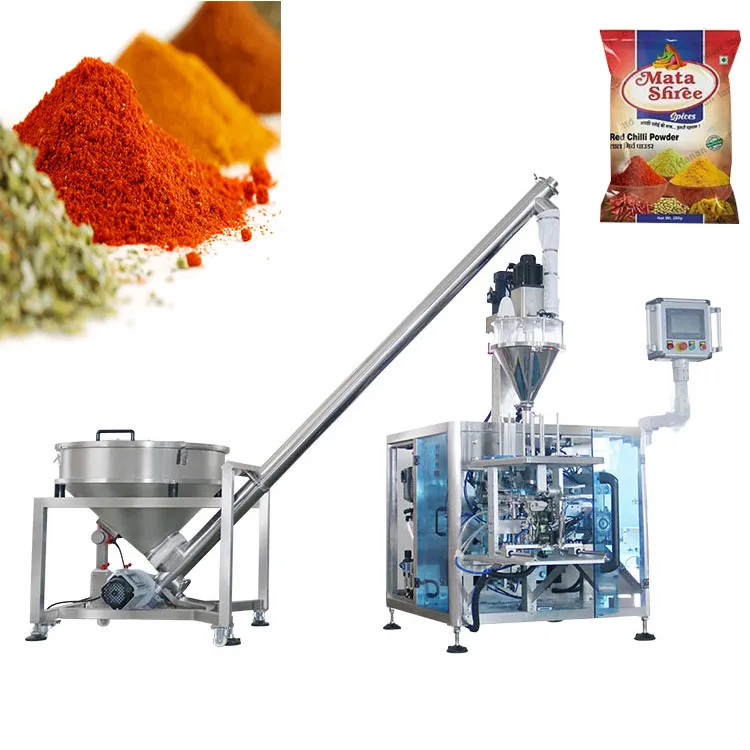 10g 20g 30g 40g 50gPowder Filling Machine Powder Weighing Filling Packing Machine For Pepper Spice Powder