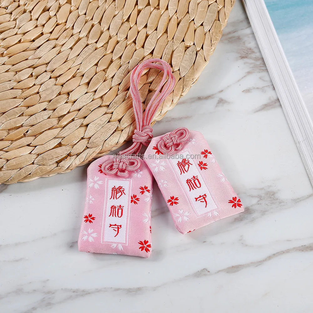Pray Fortune Beauty Health Safety Lucky Charms Wealth Bag Guard Talisman Pendant Keychain omamori charm