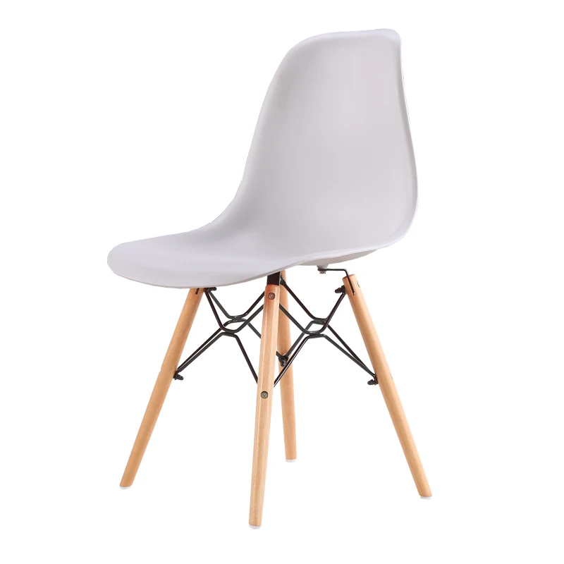 Nordic style dining table set dining room furniture multiple color  plastic dining chair
