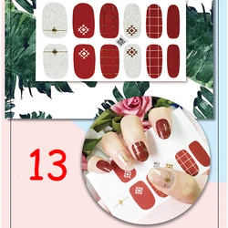 New arrival 3d elegant foil diamond nail art polish stickers for beauty