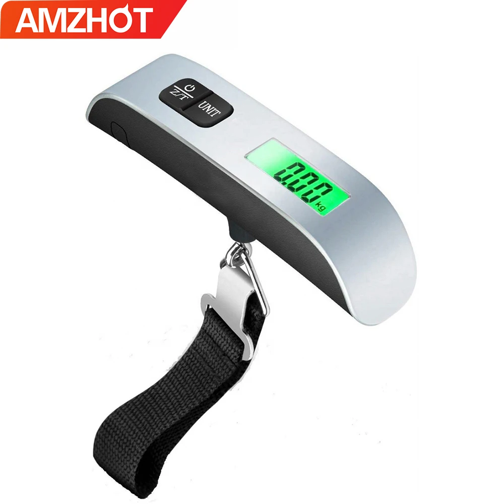 A12-0001 Stainless steel airline small size cheap suitcase weight 40kg 50kg handheld weight digital hanging scale luggage