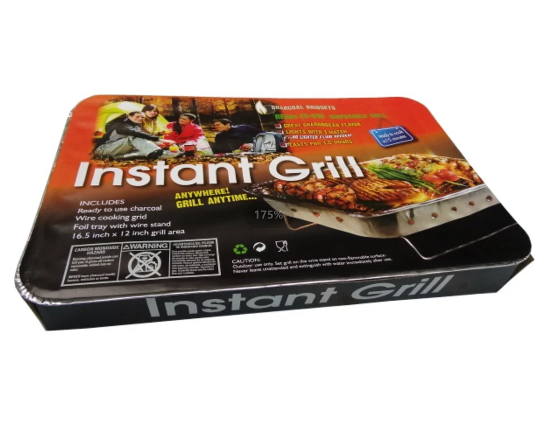 Disposable  BBQ grill instant  barbecue grill mini BBQ grill