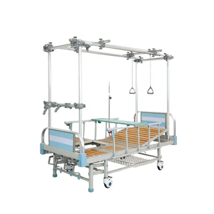 BT-AO001 4 cranks hospital Orthopedic traction frame Bed medical patient Orthopaedic Bed with monkey bar price
