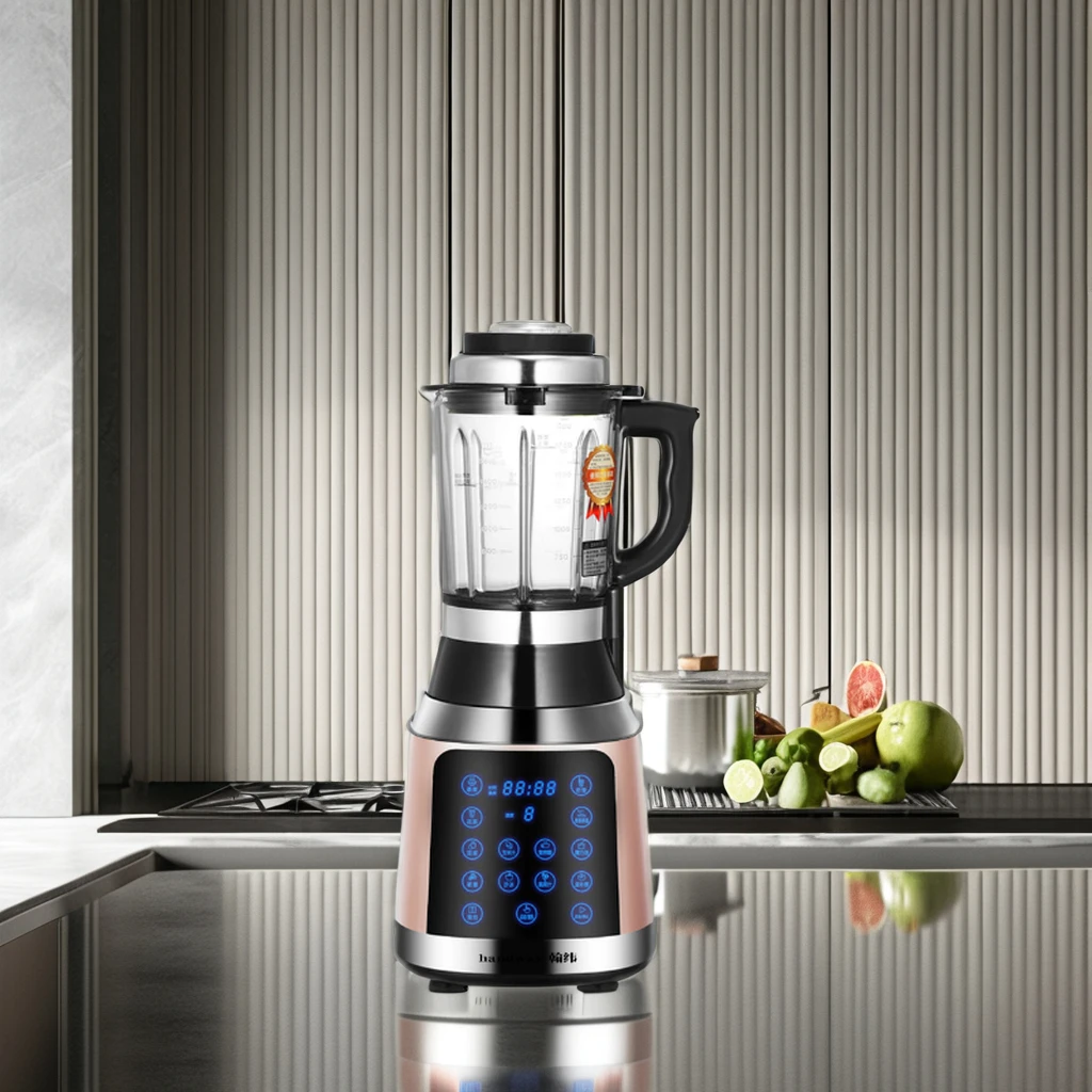 Bardefu PMC Mini Hand Blender Touchpad Controls Stainless Mixing Bowl Battery-Powered for Dry Ingredients