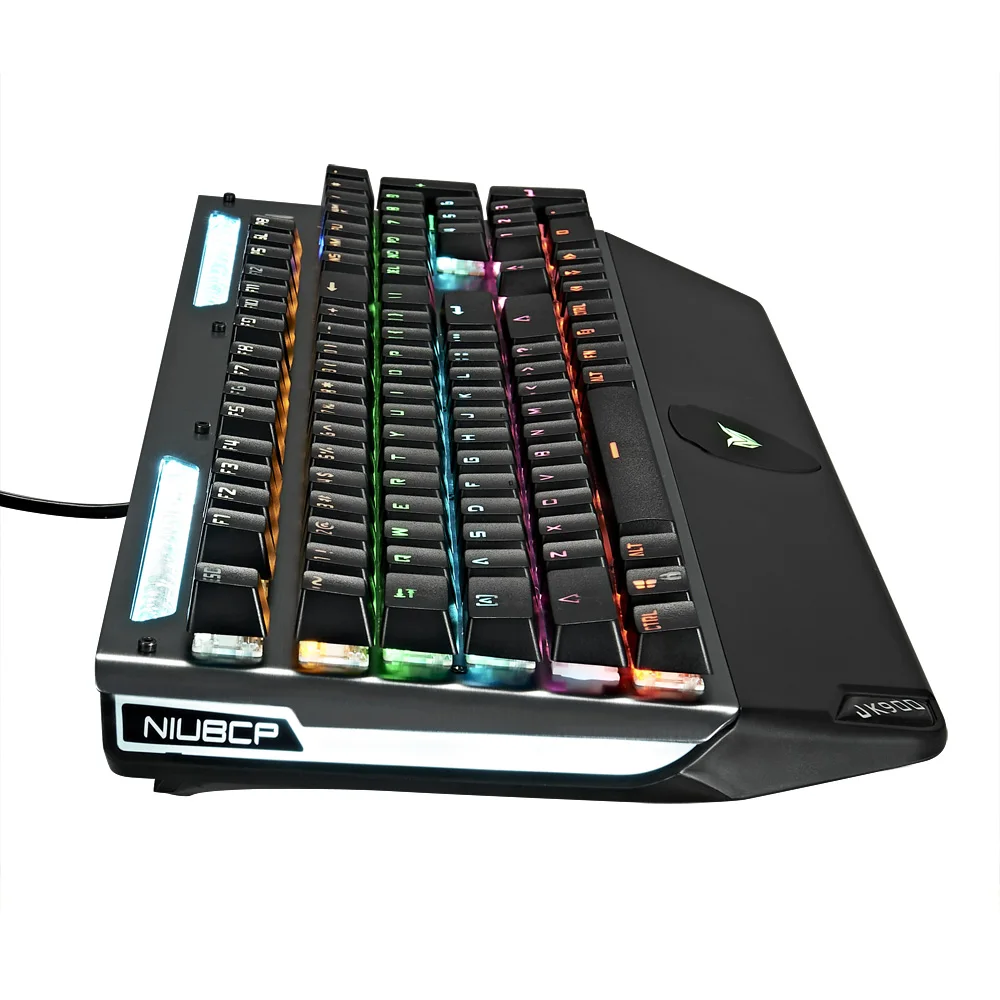
Customer Logo Special Offer Hand Rest Aurora Axis Wired 104 Keys Full Waterproof Full 60 % Mechanical Wireless Keyboard 