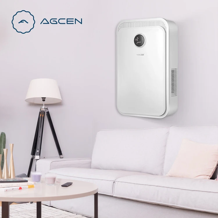Agcen OEM ODM wall mounted energy recovery Wall Mounted Fresh Air Ventilation System with HEPA filter