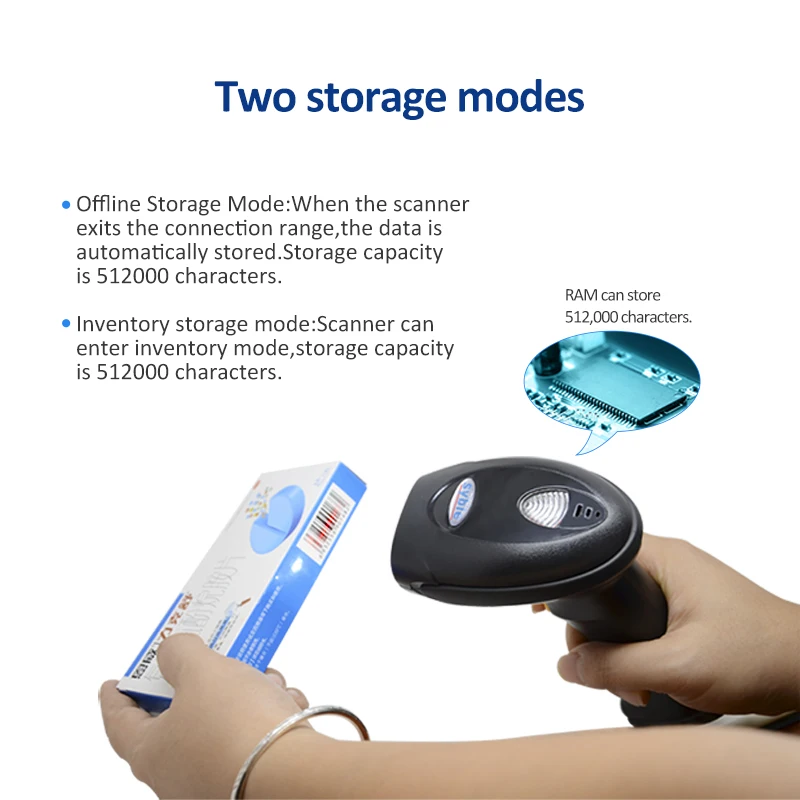 XB-918 Syble  Cost Effective Handheld Scanner Linear 1D CCD Android Barcode Scanner