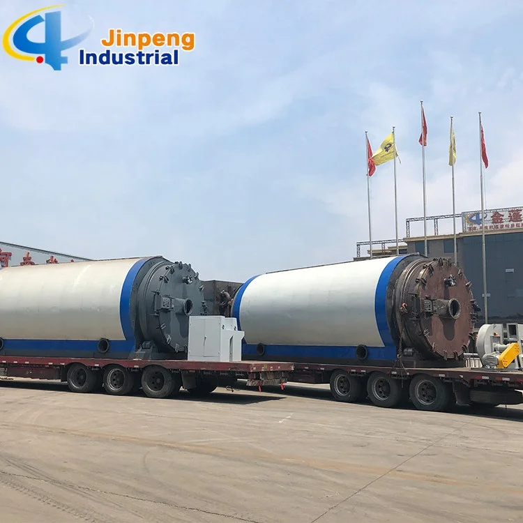 Линия пиролиза отходов пластика в топливное масло, высокоэффективный немецкий стандарт