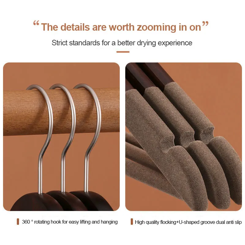 Customized Logo Natural Wooden Hangers High Quality Wooden Hangers for Clothes