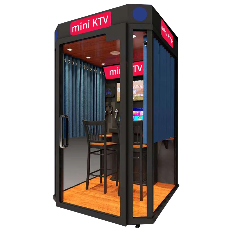 Оптовая продажа комнатный игровой автомат с монетами мини Ktv Поющая караоке-комната Jukebox развлекательные места Кара