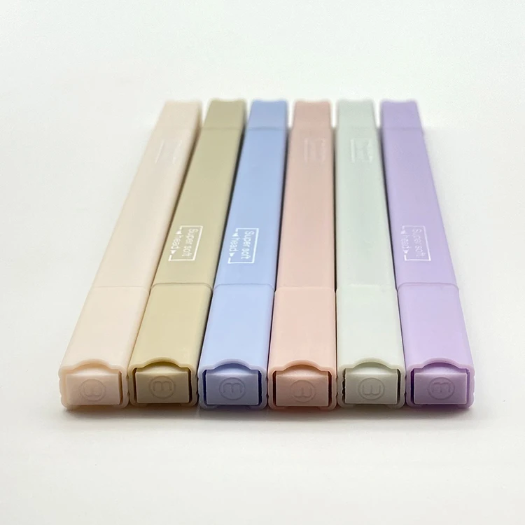 Оптовая продажа, нетоксичный флуоресцентный маркер, стираемый школьный маркер на водной основе, набор маркеров для детей