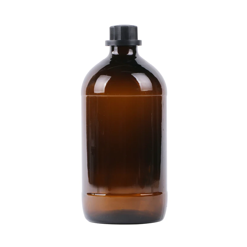1000ml 2.5l amber laboratory glass reagent bottles with screw cap