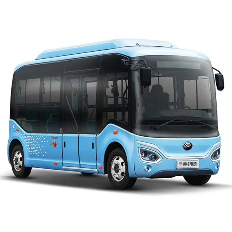 In Stock E6s New Energy Yutong 6 meter AMT 11-16 Seater Low Floor Used Electric Mini City Bus
