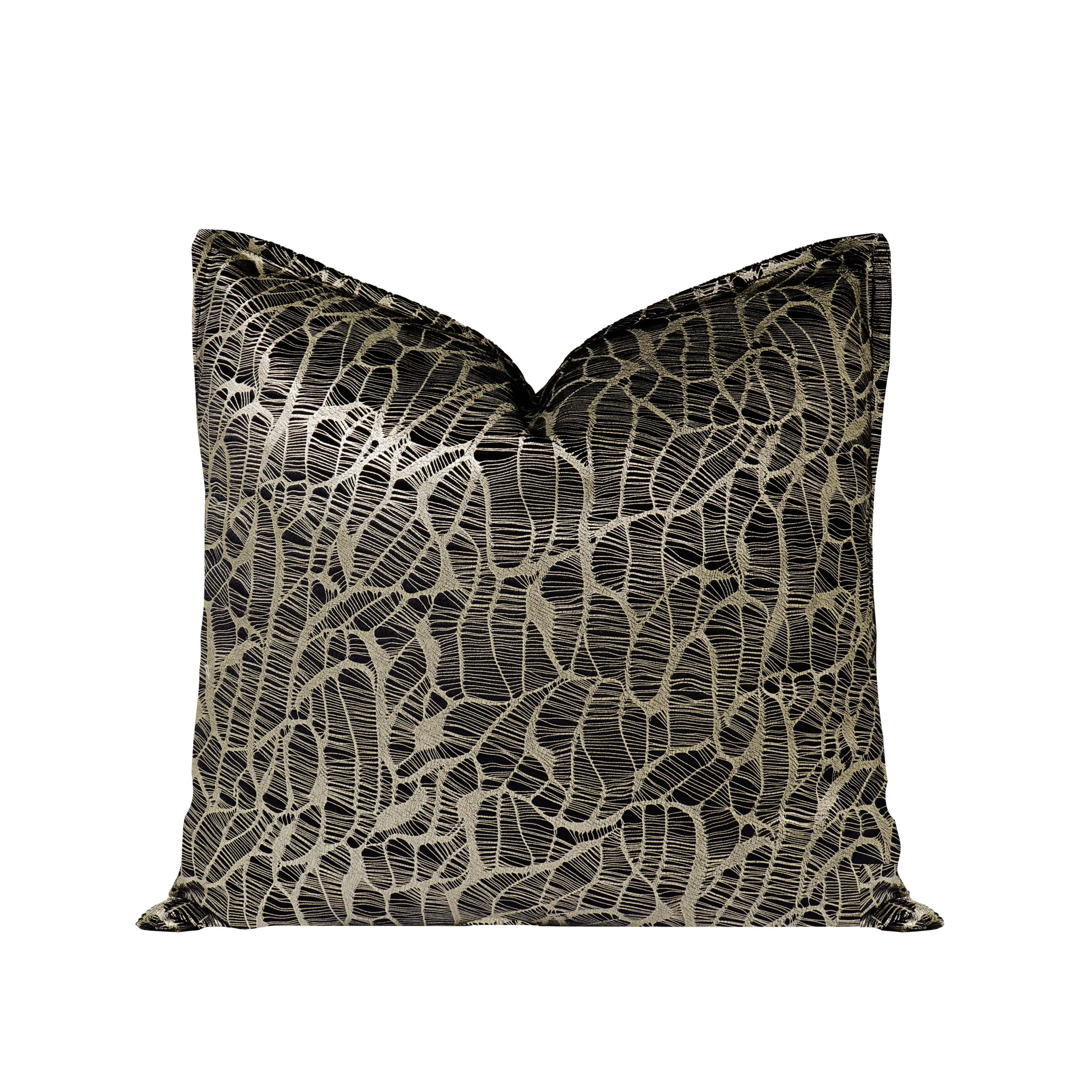 TIFFHOME Современные геометрические декоративные подушки цвета шампанского золотые переплетенные диванные наволочки переносные